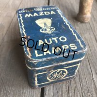 30s Vintage Mazda Auto Lamp General Electric GE Tin (B624) 