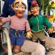 画像1: 50s Vintage Al Capp's Yokum family Mammy & Pappy Dogpatch Doll Set  53cm (B623) (1)