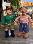 画像12: 50s Vintage Al Capp's Yokum family Mammy & Pappy Dogpatch Doll Set  53cm (B623)