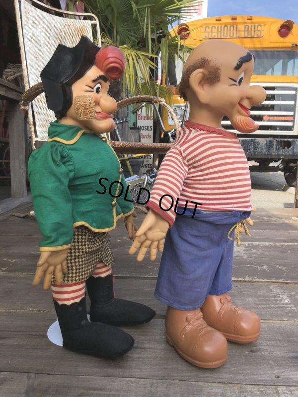画像15: 50s Vintage Al Capp's Yokum family Mammy & Pappy Dogpatch Doll Set  53cm (B623)
