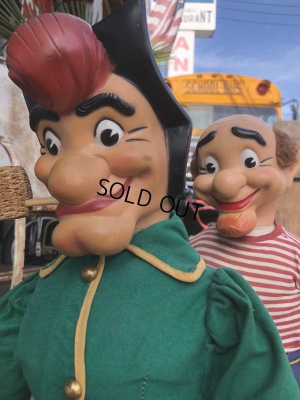 画像19: 50s Vintage Al Capp's Yokum family Mammy & Pappy Dogpatch Doll Set  53cm (B623)
