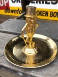 画像4: Vintage Mr Peanut Gold Tone Metal Snack Dish & Ashtray (B628)