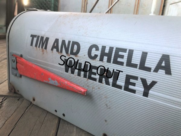 画像14: Vintage U.S.A Galvanized Steel US Mail Box (B629)