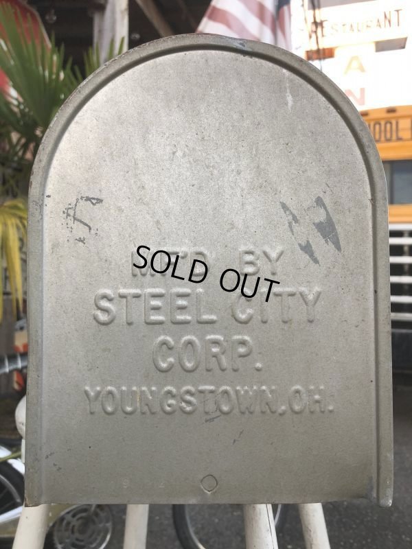 画像6: Vintage U.S.A Galvanized Steel US Mail Box (B629)