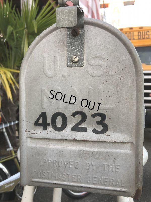 画像4: Vintage U.S.A Galvanized Steel US Mail Box (B629)