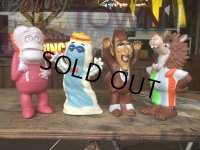 70s Vintage General Mills Cereal Monster Vinyl Dolls (B630)