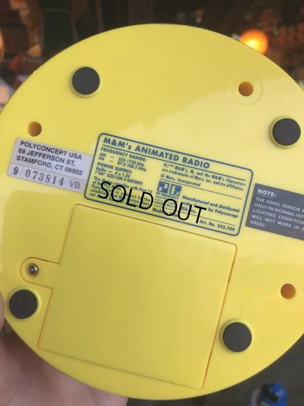 画像10: Vintage M&M's Animated Radio (B638)