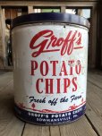 画像3: Vintage GROFF'S Potato Chips Tin Can (B640)