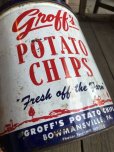 画像6: Vintage GROFF'S Potato Chips Tin Can (B640)