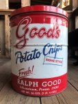 画像3: Vintage RALPH GOOD Potato Chips Tin Can (B639)