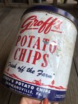 画像7: Vintage GROFF'S Potato Chips Tin Can (B640)