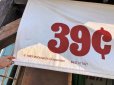 画像12: 80s Vintage Original McDonald's Hamburgers & Cheeseburgers Banner Sign (B641) 