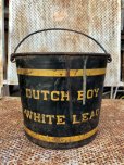 画像1: Vintage Dutch Boy Paint Pail Can 25 pound (B645) (1)