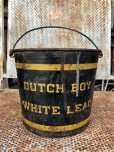 画像1: Vintage Dutch Boy Paint Pail Can 25 pound (B645) (1)