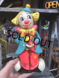 Vintage Two Face Circuc Hobo Clown Ceramic Bank (B653)