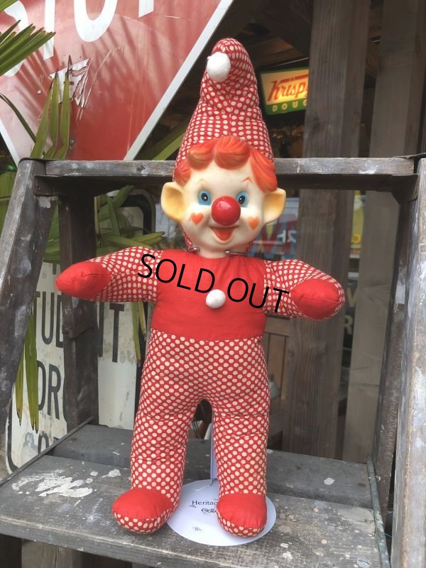 画像9: Vintage Musical Toy Clown Rubber Face Doll (B645)