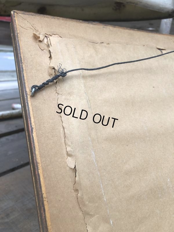 画像6: Vintage Clown cross-stitch W/Frame (B646)