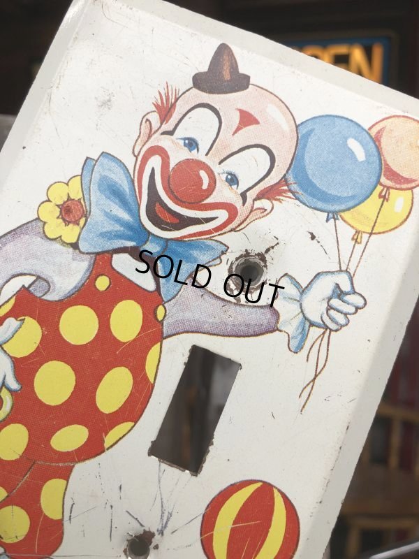 画像2: Vintage Clown Switch Plate (B647)