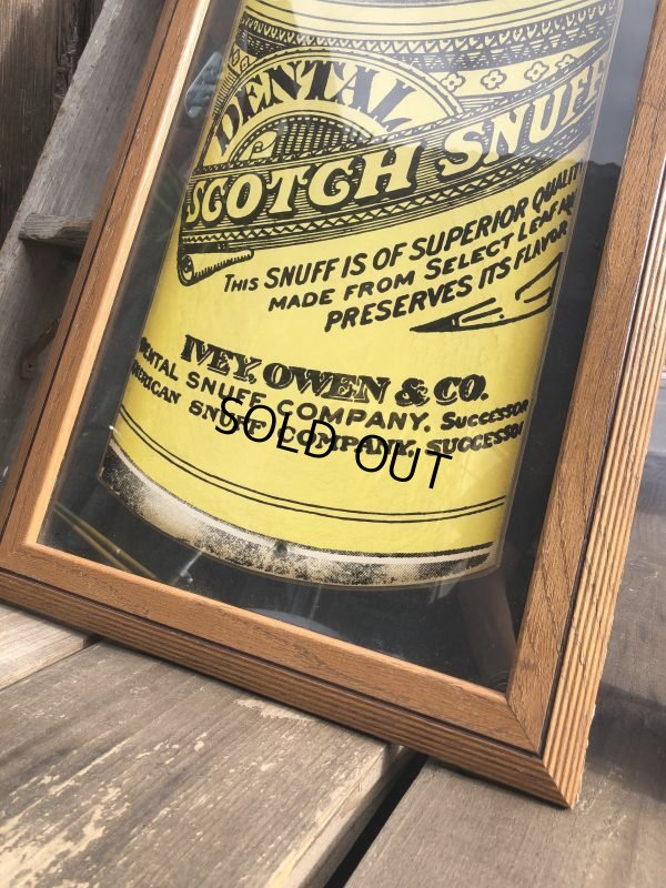 画像4: 30s Vintage Dental Scotch Snuff Chewing Tobacco Sign (T656)