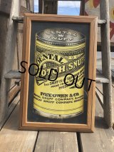 30s Vintage Dental Scotch Snuff Chewing Tobacco Sign (T656)