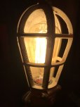 画像16: 30s Vintage Industrial Hanging Trouble Work Lamp Light (661)