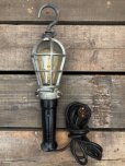 画像2: 30s Vintage Industrial Hanging Trouble Work Lamp Light (661) (2)