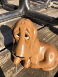 画像13: 70s Vintage Sad Big Eyes Basset Hound Dogs Ceramic Figurines (B662) 