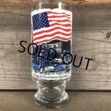 70s Vintage Heritage Glass The Flag of USM (G025) 　