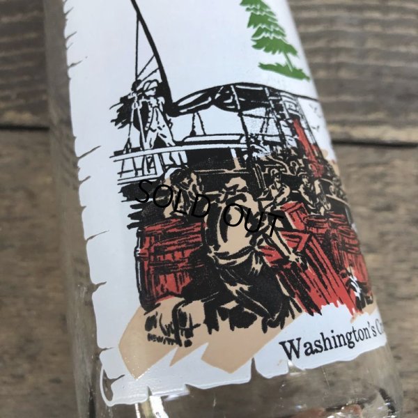 画像4: 70s Vintage Coca Cola Heritage Glass Washington's Cruisere (G035) 　