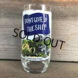 70s Vintage Coca Cola Heritage Glass Commodore Perry (G036) 　