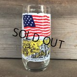 70s Vintage Coca Cola Heritage Glass Star Spangled Banner (G038) 　