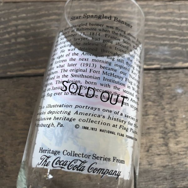 画像3: 70s Vintage Coca Cola Heritage Glass Star Spangled Banner (G038) 　