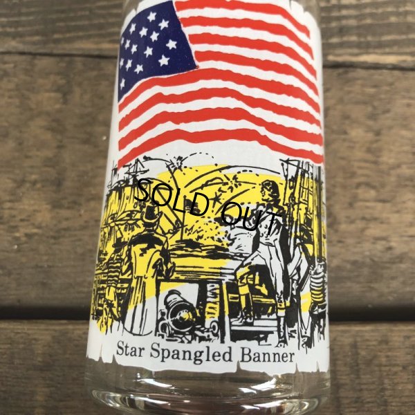画像8: 70s Vintage Heritage Glass Star Spangled Banner (G023) 　