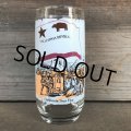 70s Vintage Coca Cola Heritage Glass California Bear Flag (G026) 　