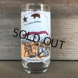 70s Vintage Coca Cola Heritage Glass California Bear Flag (G026) 　
