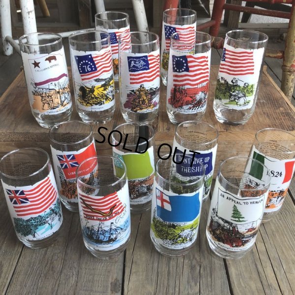 画像7: 70s Vintage Coca Cola Heritage Glass Cowpens (G039) 　