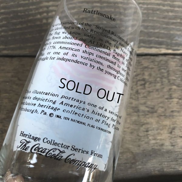画像3: 70s Vintage Coca Cola Heritage Glass Rattlesnake (G034) 　