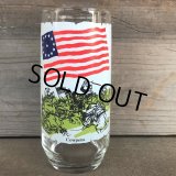 70s Vintage Coca Cola Heritage Glass Cowpens (G039) 　