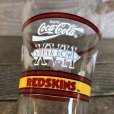 画像10: Vintage Coca Cola Glass NFL SUPER BOWL REDSKINS (G068)