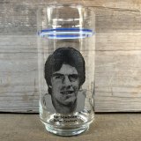 70s Vintage BUGER KING / Dr. Pepper Glass NFL Dallas Cowboys Pat Donovan (G047)
