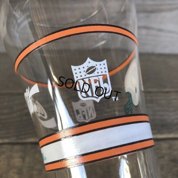 画像5: Vintage Coca Cola Glass NFL  Dolphins (G058)