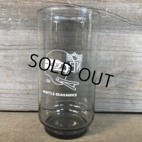 70s Vintage BUGER SHEF Glass NFL  SEATTLE SEAHAWKS (G052)