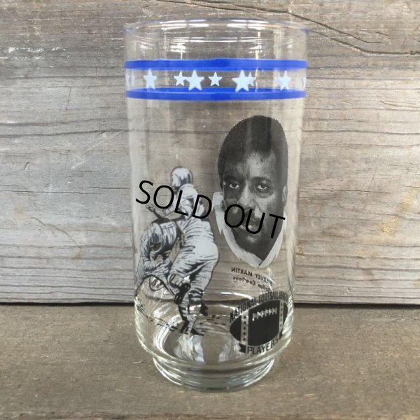 画像7: 70s Vintage BUGER KING / Dr. Pepper Glass NFL Dallas Cowboys Harvey Martin (G043)
