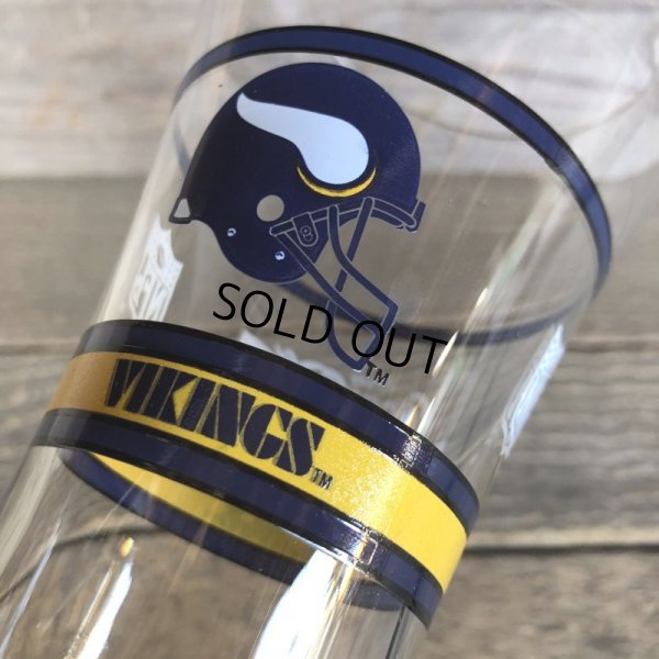 画像4: Vintage Coca Cola Glass NFL  VIKINGS (G057)