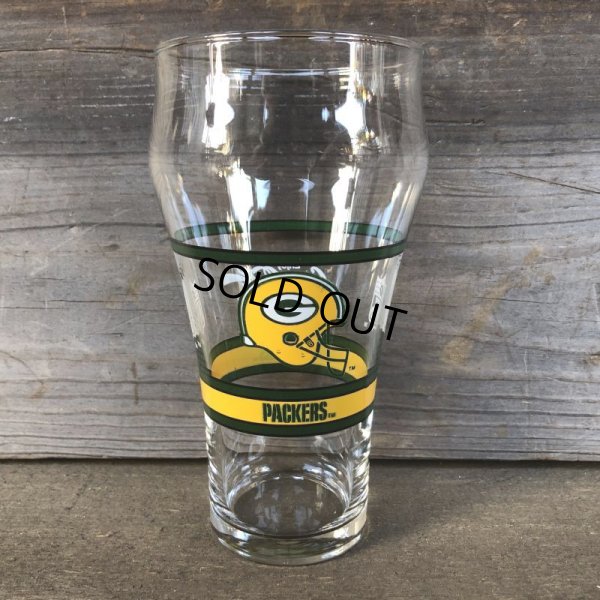 画像1: Vintage Coca Cola Glass NFL PACKERS (G062)