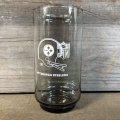 70s Vintage BUGER SHEF Glass NFL  PITTSBURGH STEELERS (G053)