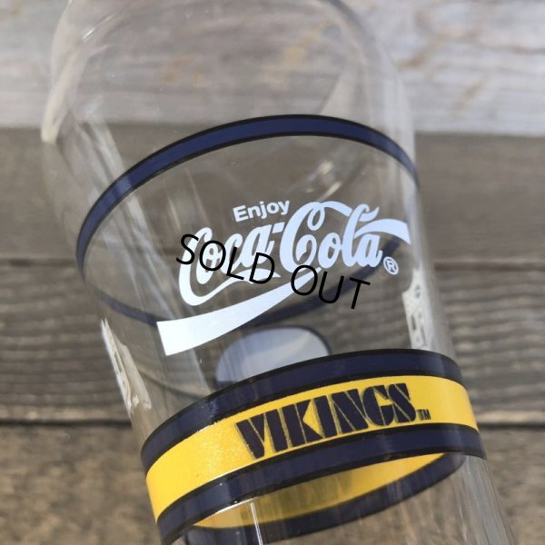 画像6: Vintage Coca Cola Glass NFL  VIKINGS (G057)