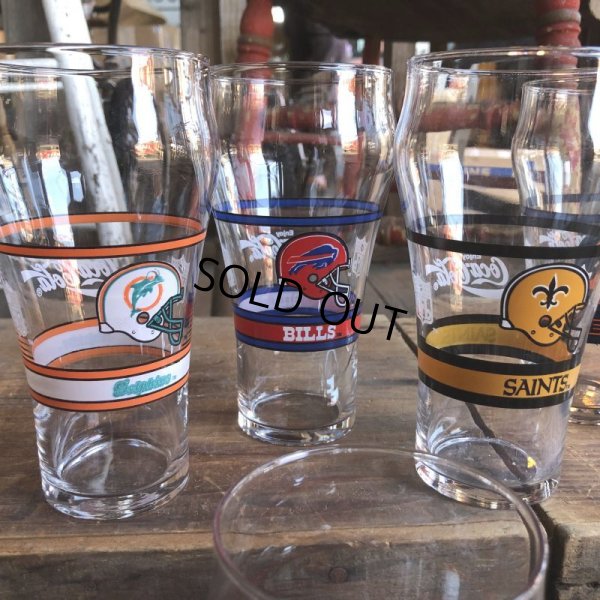 画像9: Vintage Coca Cola Glass NFL BILLS (G064)