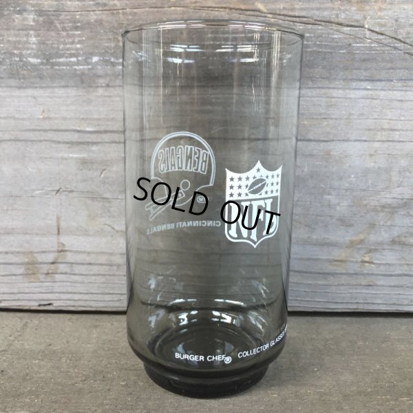 画像2: 70s Vintage BUGER SHEF Glass NFL BENGALS (G051)