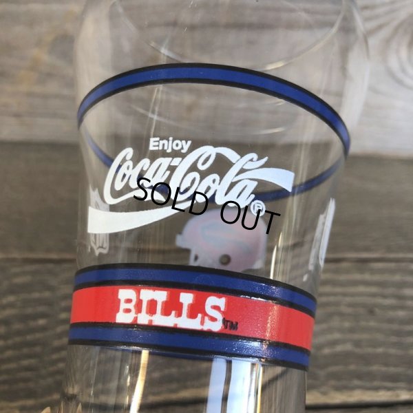 画像6: Vintage Coca Cola Glass NFL BILLS (G064)